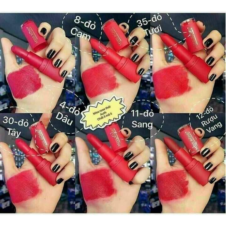 Son miss rose tone đỏ