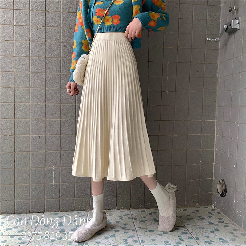 [Chất loại 1] Chân váy len xòe chất đẹp loại 1 dáng xòe AC017 con đỏng đảnh | BigBuy360 - bigbuy360.vn