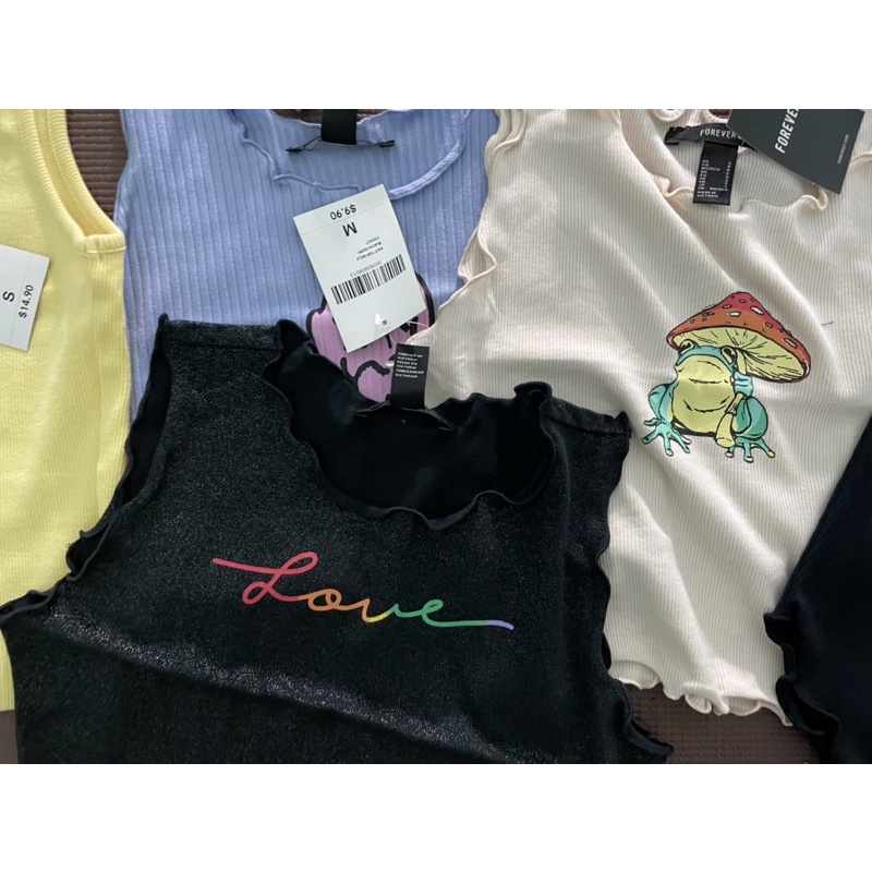 Áo balo crop top f21 nhiều mẫu vnxk