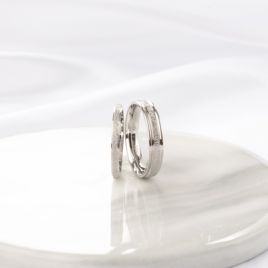 Nhẫn cặp đôi CDE Milgrain Silver Ring