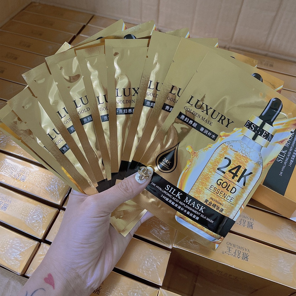 Mặt Nạ Vàng 24K Goldzan Hộp 10 Miếng