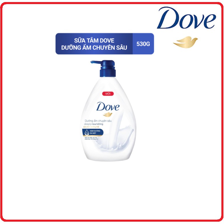 Sữa Tắm Dương Thể DOVE Chai 530g