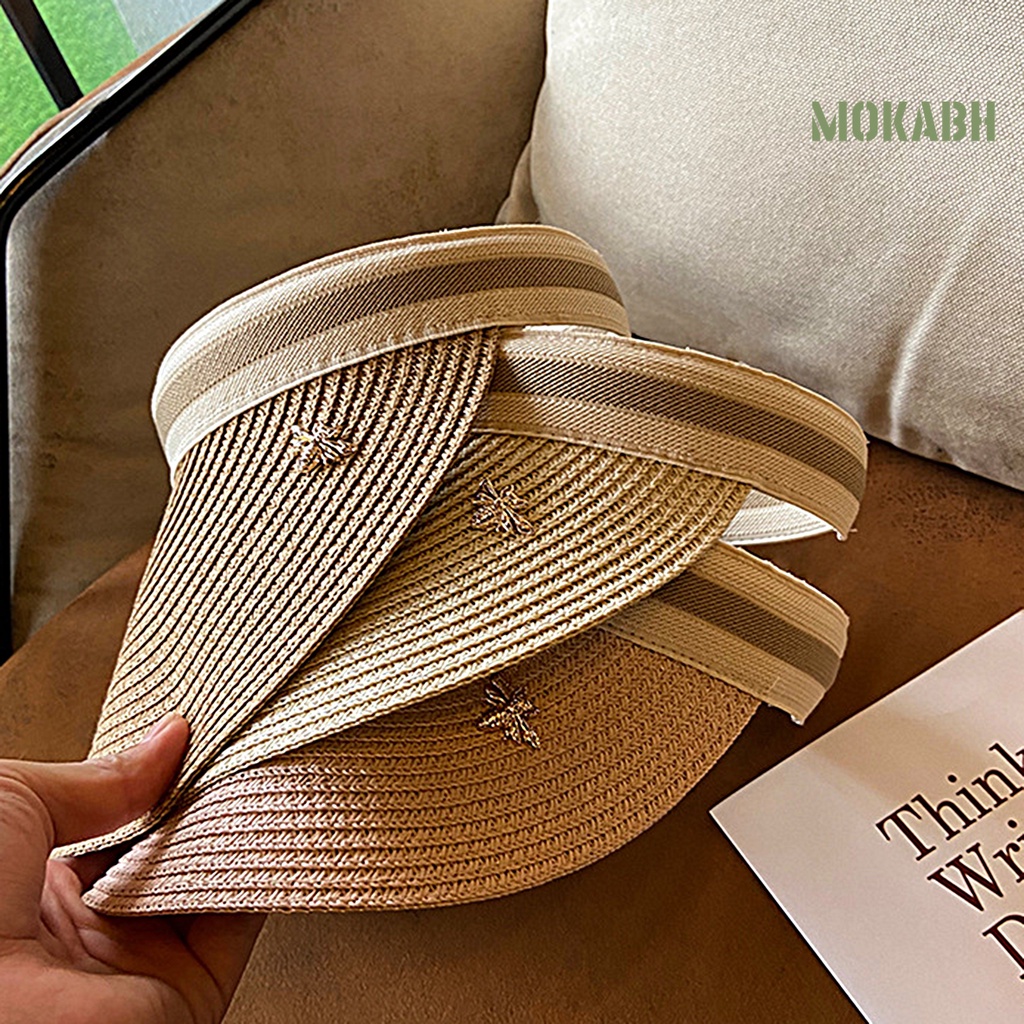 Mũ Vành Rộng Hở Chóp Chống Nắng Thoáng Khí Dành Cho Đi Cắm Trại