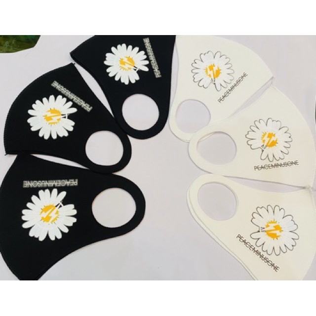 Khẩu trang hoa cúc vải su dày dặn chống khói bụi THE 1992 KT-01 | BigBuy360 - bigbuy360.vn