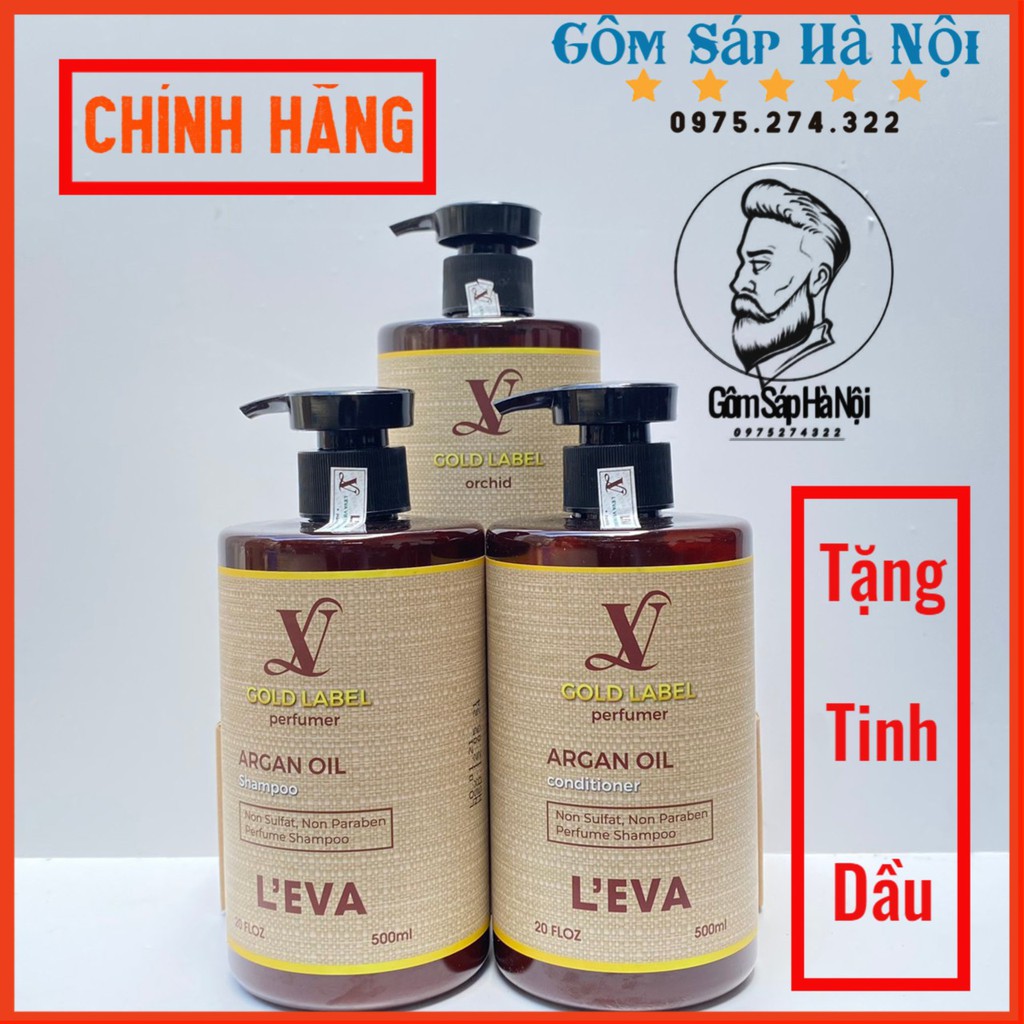 [ Tặng Tinh Dầu ] Bộ Dầu Gội - Xả - Sữa Tăm GoldLabel Colagen Hương Nước Hoa