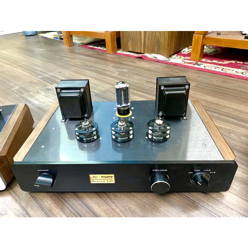 Pre đèn cao cấp bóng 12au7 Mỹ nguyên lí mạch Marrant7 cải tiến