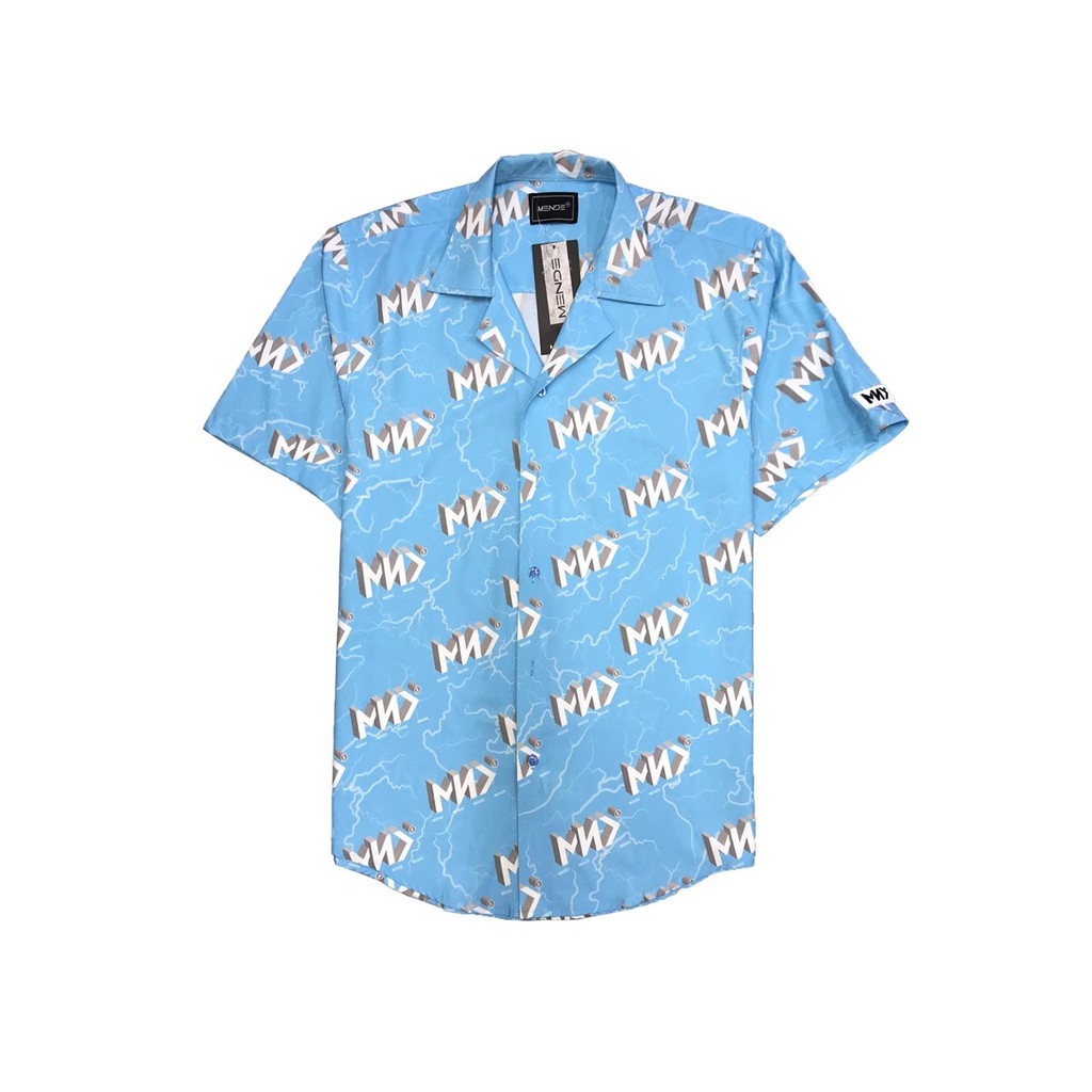 MENDE - Logo V2 Shirt Trắng- Áo sơ mi nam tay ngắn