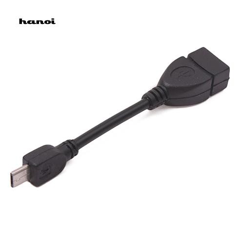 Hn HN HN♥Dây Cáp OTG Chuyển Đổi Đầu USB 2.0 A Female Sang Micro B Male