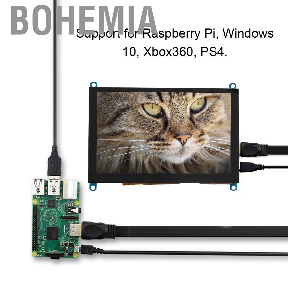 Màn Hình Cảm Ứng 5-inch Hdmi Lcd (H) 800x480 Cho Raspberry Pi | BigBuy360 - bigbuy360.vn