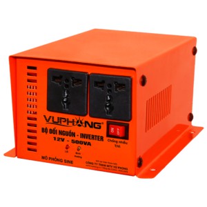 Bộ đổi nguồn/kích điện (inverter) sine mô phỏng 12V-500VA
