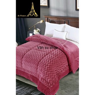 Chăn lông cừu Pháp Nicolas Nhũ Sóng