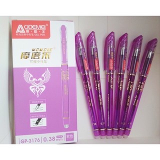 BÚT GEL XÓA ĐƯỢC MÀU TÍM  AODEMEI