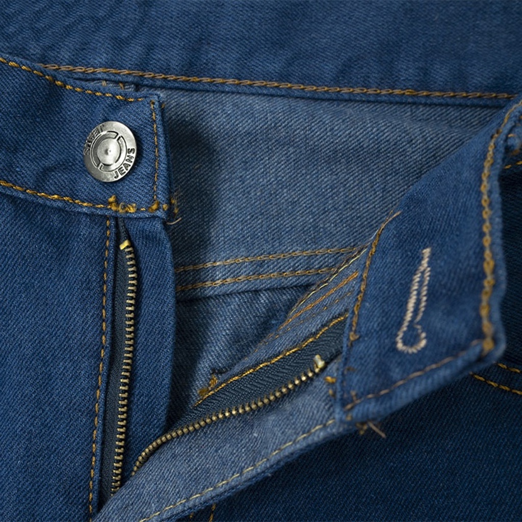 Quần jean nam ống suông trung niên chất bò trơn cao cấp big size