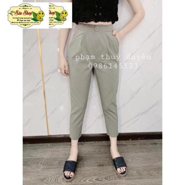 Quần Đũi Nữ /FREESHIP/ Quần Đũi Dáng Baggy 1 Cúc Cao Cấp | BigBuy360 - bigbuy360.vn