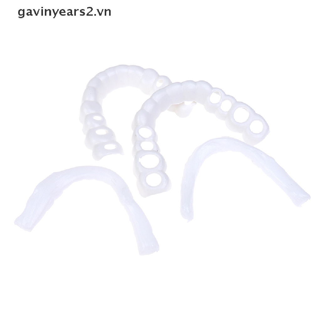 Bộ 2 Cặp Răng Giả 4 Lớp Trên Và Dưới Chất Lượng Cao