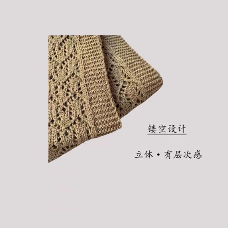 Khăn Choàng Cổ Dệt Kim Thời Trang Hàn Quốc Dễ Phối Đồ Cho Nữ