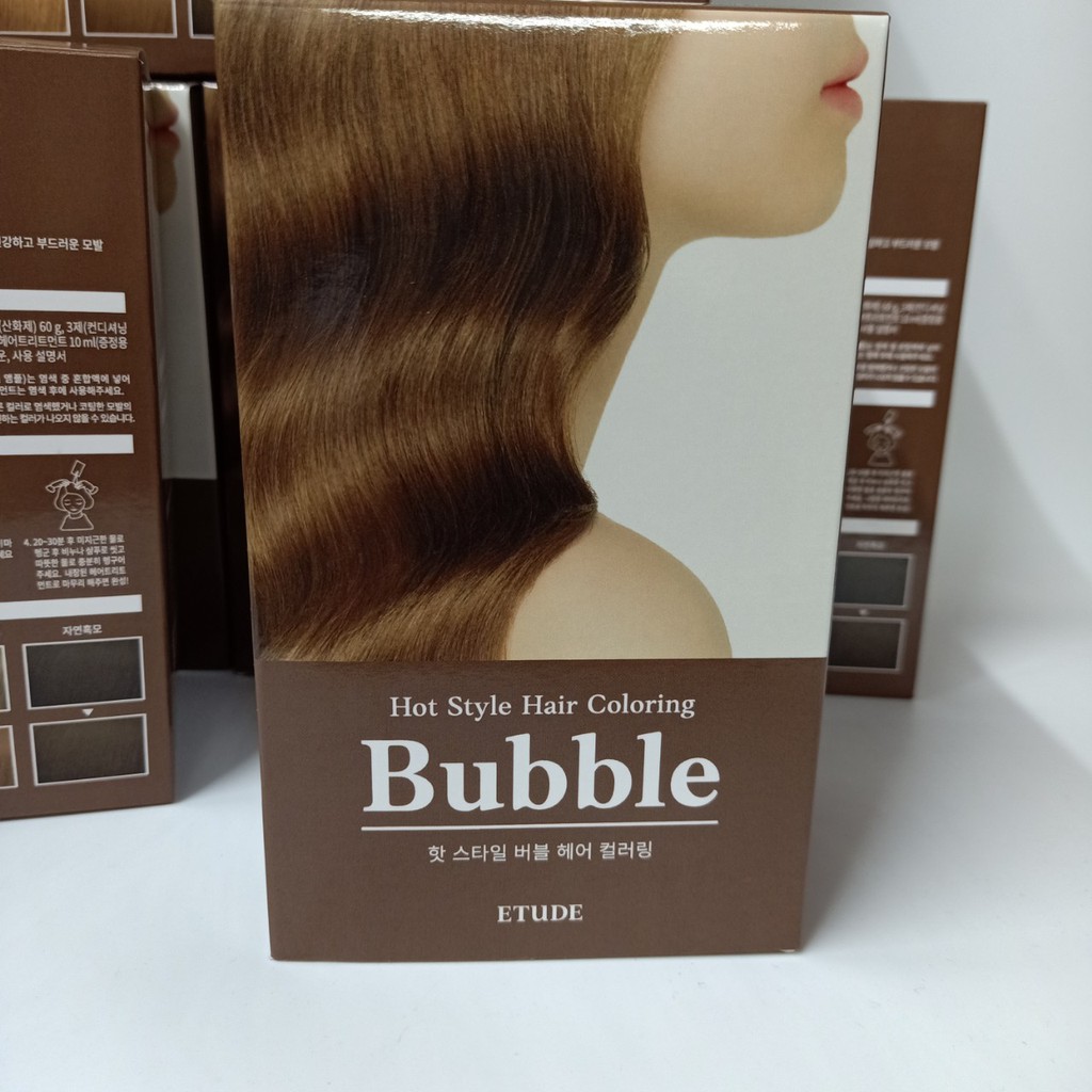 Gội Nhuộm Tóc Etude Bubble Hot Style Hair Coloring 60g  -