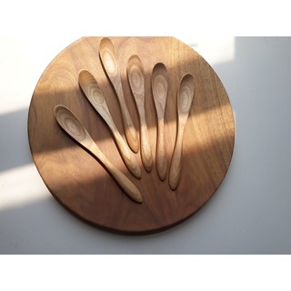 Bộ 6 thìa muỗng cafe , sinh tố gỗ tần bì cao cấp 15cm x 2cm