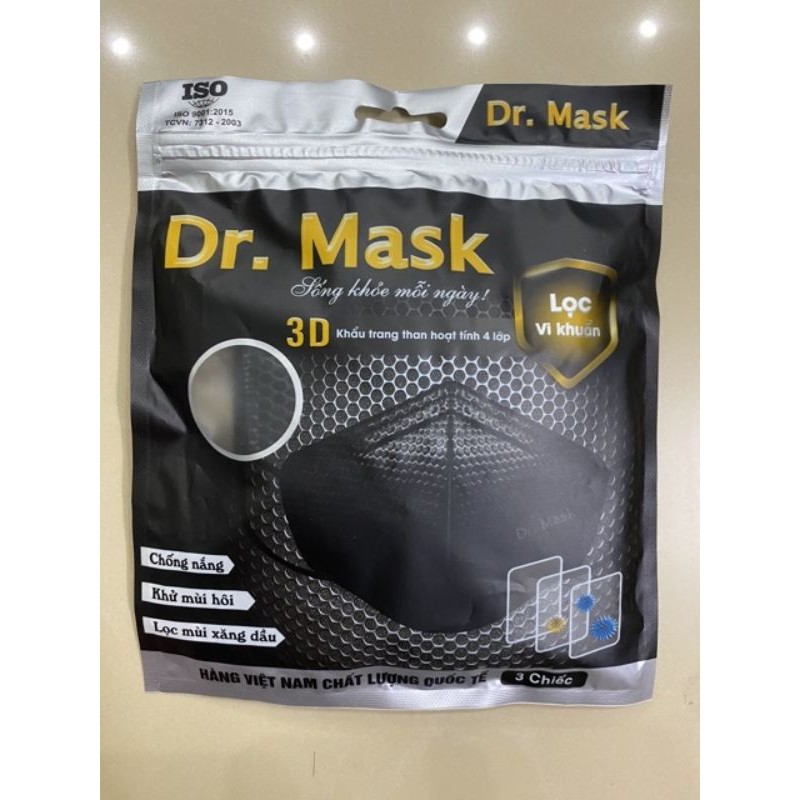 KHẨU TRANG THAN HOẠT TÍNH DR MASK