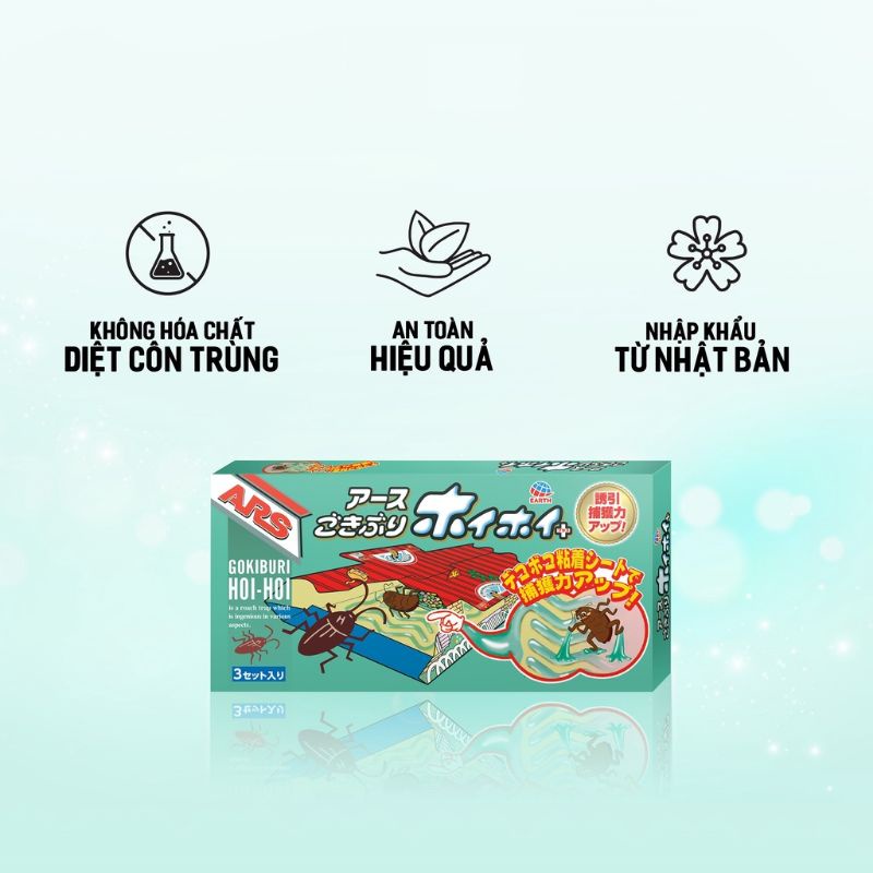 Bẫy gián Hoi Hoi Gokiburi Nhật Bản- hộp 3 miếng dán