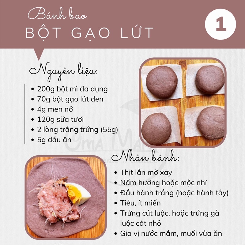 Bột gạo lứt đen hữu cơ Thái Lan 500g