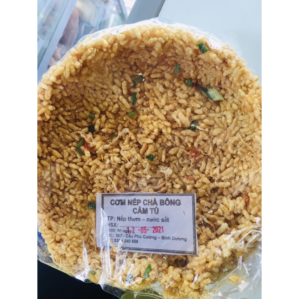 Cơm cháy nếp chà bông siêu ngon