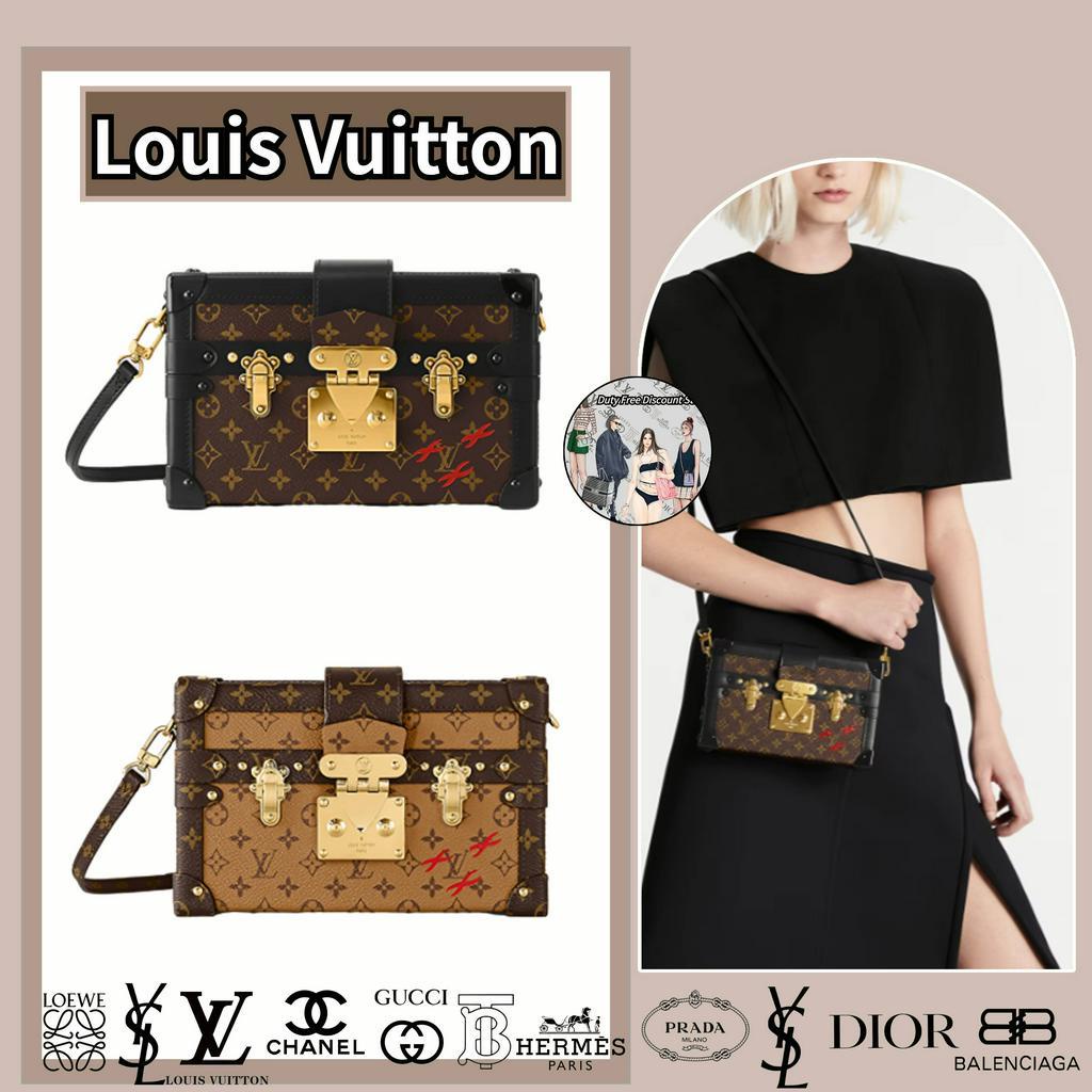 Louis Vuitton/lv/túi xách Petite Malle/túi nữ/túi xách/túi đeo vai/phong cách mới nhất