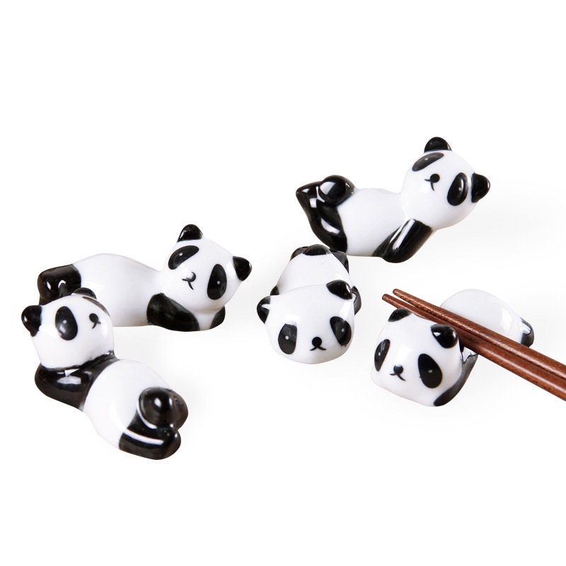 Gác Đũa Gốm Hình Gấu Trúc