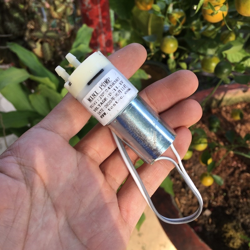 Bơm mini 370 hút chân không hút nước tự mồi 12v dùng cho hồ thuỷ sinh nhỏ tiểu cảnh
