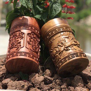 Hộp đựng chè gỗ hương đỏ Nam Phi dùng trang trí bàn tiếp khách , quà tặng . Nhiều mẫu mã , chủng loại khác nhau