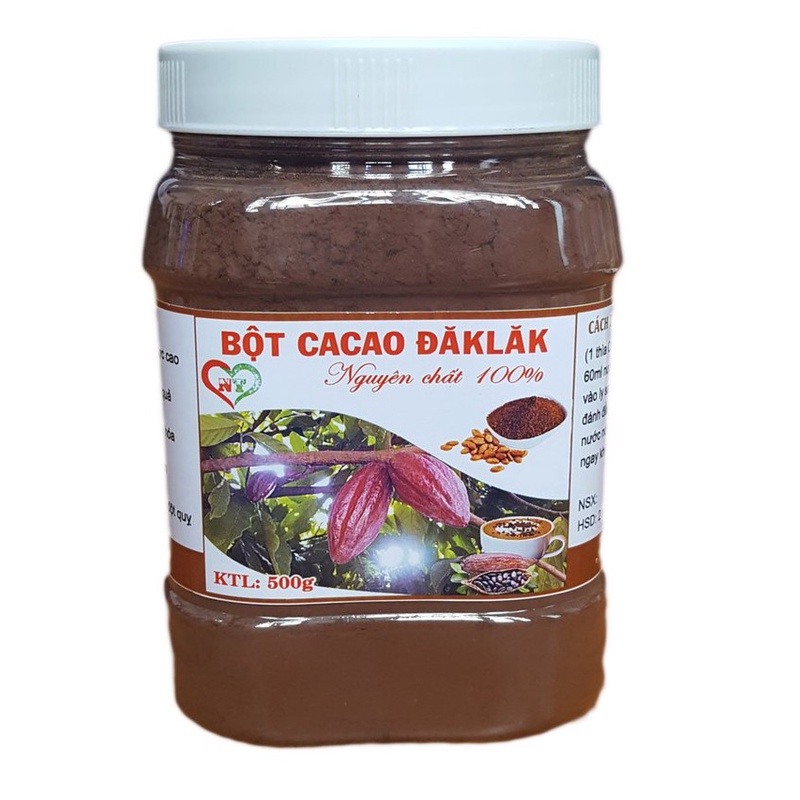 Bột cacao Dak Lak Xuân An 500g - An toàn vệ sinh,thơm ngon,đậm vị
