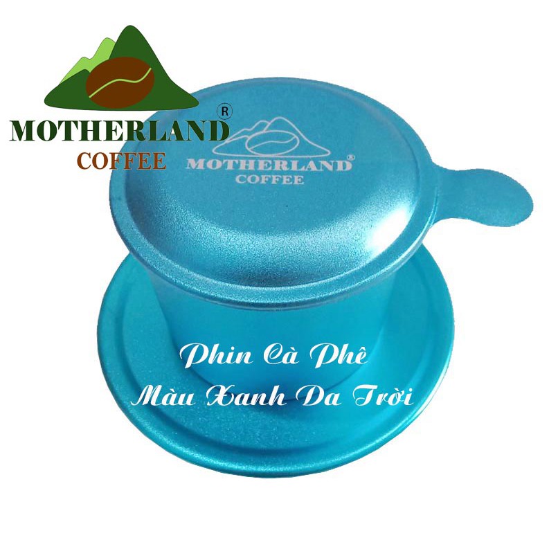 Phin cà phê cao cấp màu xanh da trời
