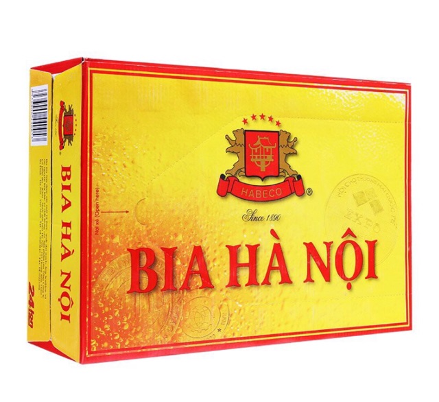 Thùng bia Hà Nội 330ml/ 24lon