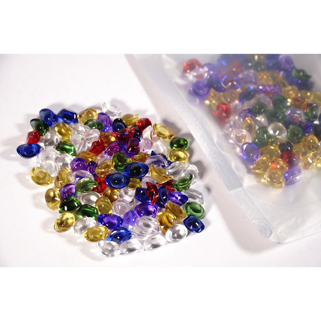 Túi 100g thỏi vàng ngũ sắc đặt bàn thờ thần tài, bát nhang, chậu cây, bể cá cảnh siêu đẹp | BigBuy360 - bigbuy360.vn