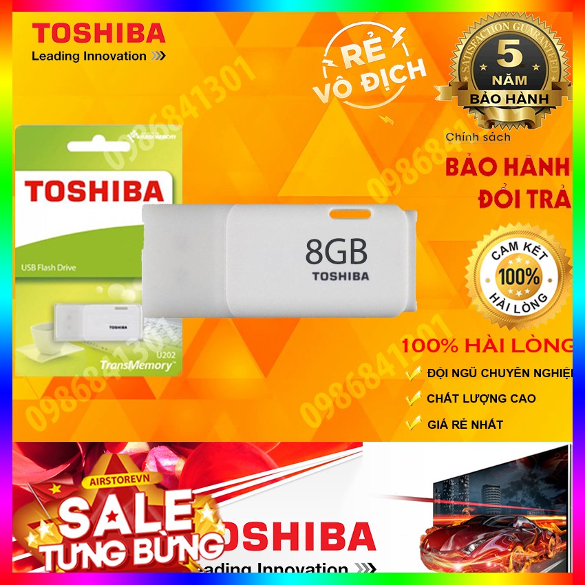 USB 8GB TOSHIBA CHÍNH HÃNG Luna Outlet