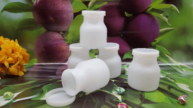 Lô 5 hủ sữa chua nhựa dày nắp đậy 100ml _ sỉ & lẻ