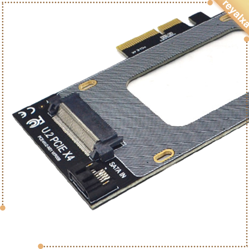 PCIe Riser 4X to U.2 SFF-8639 Expansion Card PCI-E/SATA/SAS Adapter for Desktop PC Computer