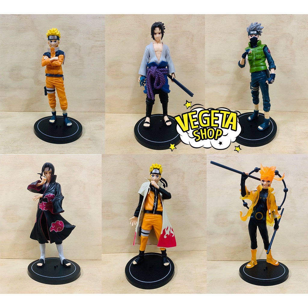 Mô hình Naruto - Mô hình Uzumaki Naruto Hokage Lục Đạo Hatake Kakashi Uchiha Sasuke Itachi - Cao 18,5cm