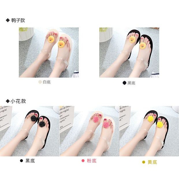 Summer Cool Shoes Female Korean Version Of The Original Honeycomb Personality Lemon Fruit Cute Oscillatable Beach Studen