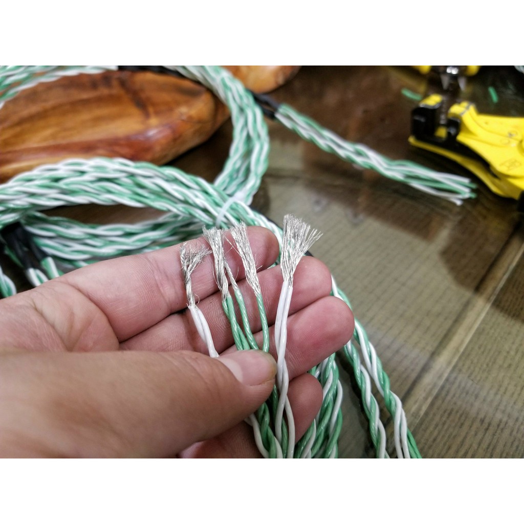 Bộ Dây Loa Quân Sự Đồng Mạ Bạc Tết 4 Lõi