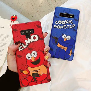 Ốp lưng dẻo Elmo & Cookie Monster Samsung Galaxy S10