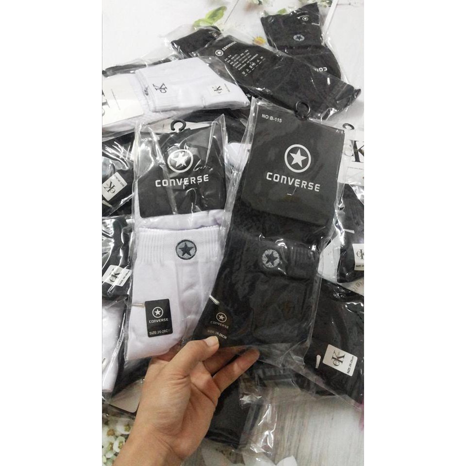 Combo 12 Đôi Tất Converse Cổ dài