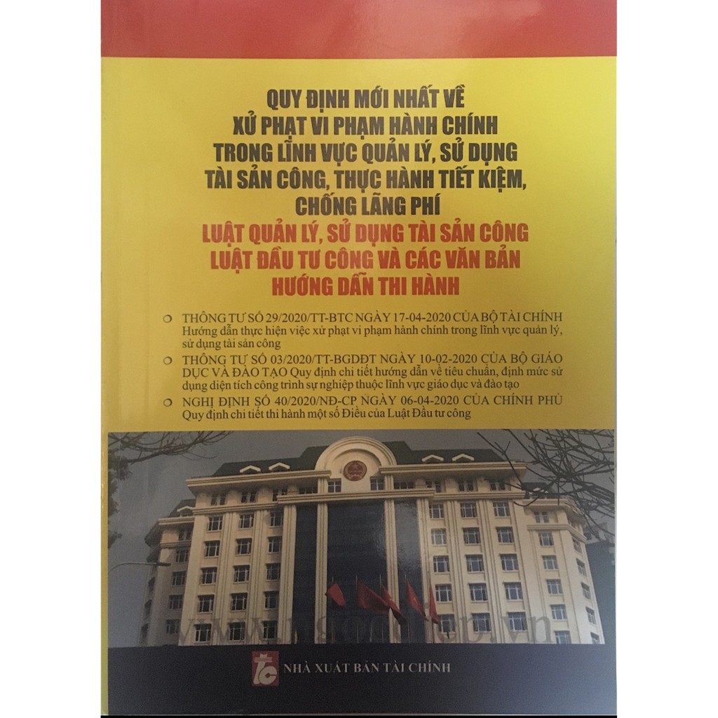 Sách - Quy Định Mới Nhất Về Xử Phạt Vi Phạm Hành Chính Trong Lĩnh Vực Quản Lý, Sử Dụng Tài Sản Công