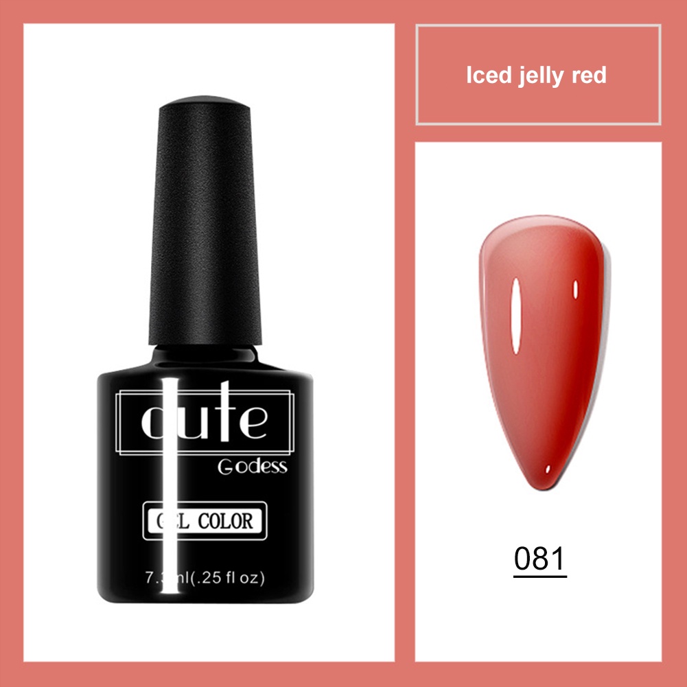 Sơn Móng Tay Gel Thạch Sơn Móng Tay Dễ Thương Màu Phổ Biến 7Ml Bộ Nhỏ Là Một Bộ Màu Trắng Keo Trị Liệu Ánh Sáng Đá Đặc Biệt Cho Cửa Hàng Làm Móng Okase