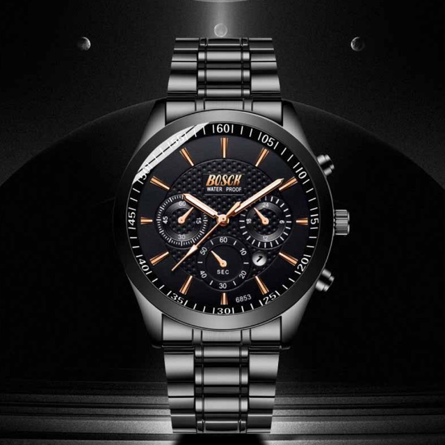Đồng hồ nam rẻ đẹp BOSCK chính hãng, lên tay tuyệt đẹp, kính chống trày xước tốt ( Tặng tỳ hưu, tháo mắc, Mã: AB05 ) | BigBuy360 - bigbuy360.vn