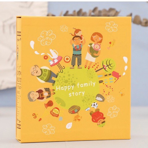 Album ảnh 10x15 cao cấp 400 tấm bìa hoạt họa (AB12)