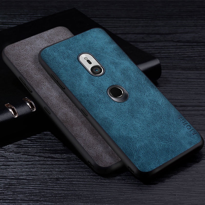 Ốp lưng PU Leathe cao cấp cho Sony xperia XZ3 XZ4 1 Vỏ màu trơn chống trầy xước cho Ốp lưng xperia X