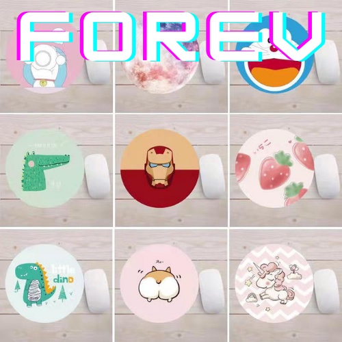 Miếng lót chuột máy tính Forev, bàn di chuột siêu dễ thương 20X20 giá rẻ, tấm lót chuột nhỏ gọn tiện lợi | BigBuy360 - bigbuy360.vn
