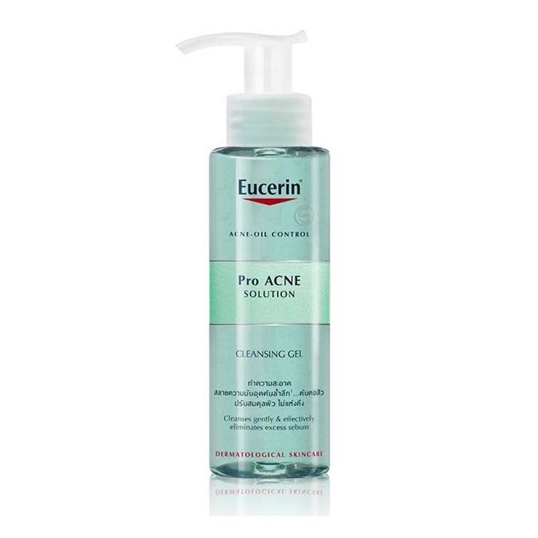 ✅[CHÍNH HÃNG] Sữa Rửa Mặt Eucerin Cho Da Dầu Mụn - Eucerin Pro ACNE Solution Cleansing Gel 200ml và 400ml Proacne