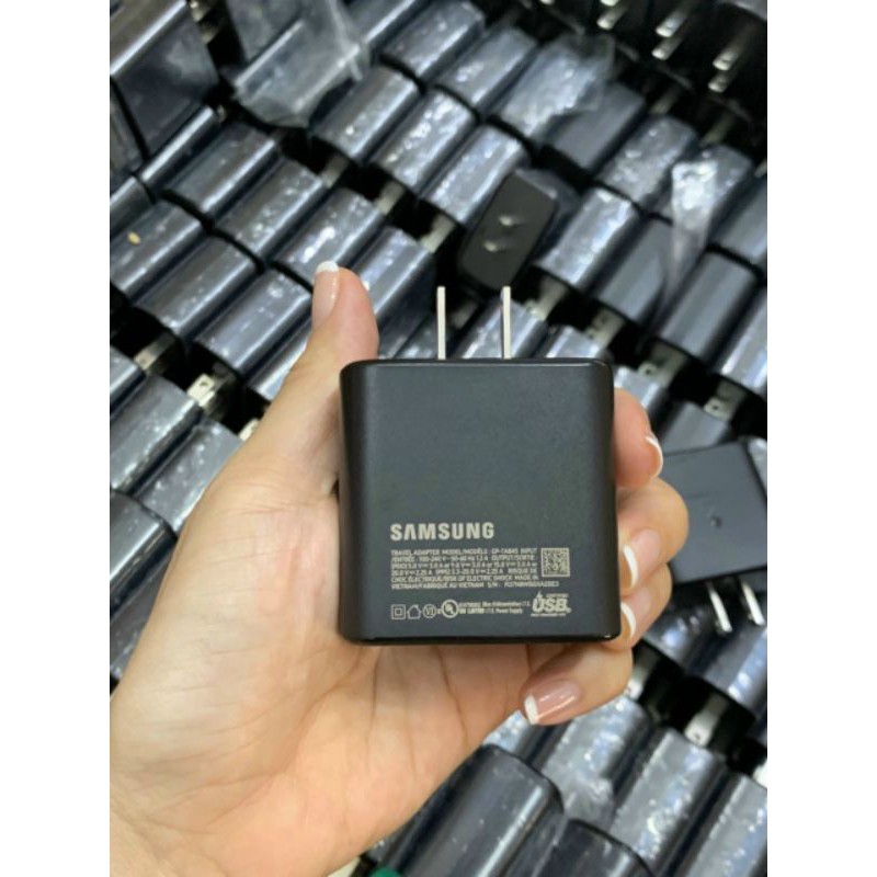 Bộ Sạc Nhanh Samsung 45W Zin Bóc Máy Dùng Cho Các Máy Note 20 Series, S20 Series, S21 Series